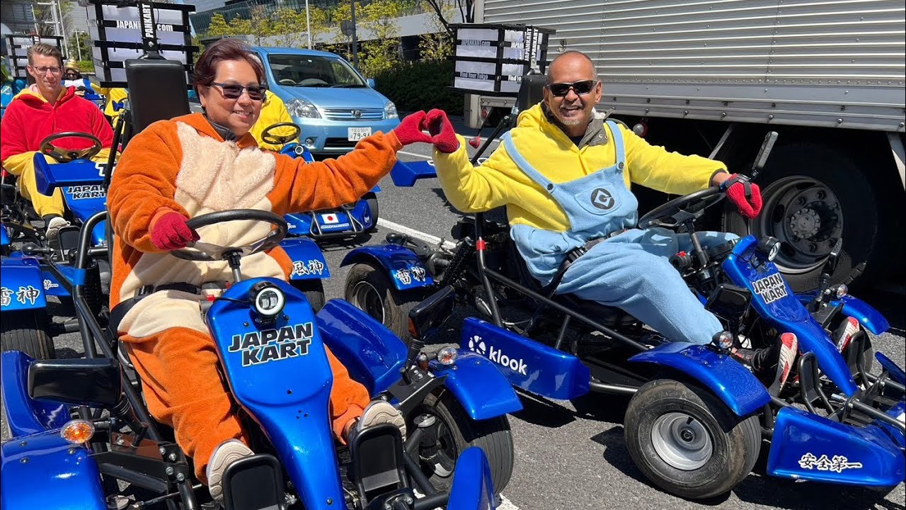 JapanKart around Asakusa, Skytree, Ueno | Tree by Naked Yoyogi Park | Gotoku-ji Shrine | Japan 2024