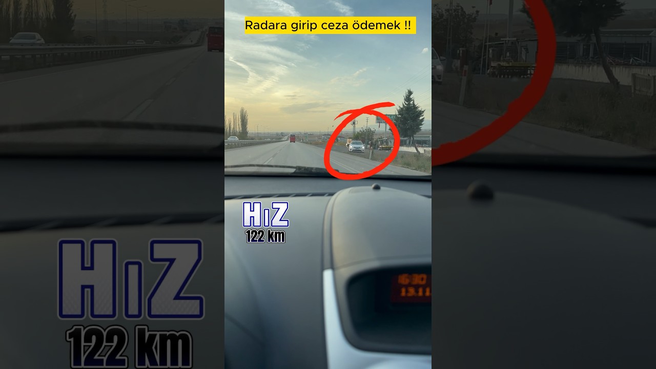Radara nasıl girilir? #car #araba #radar #otomobil #shorts