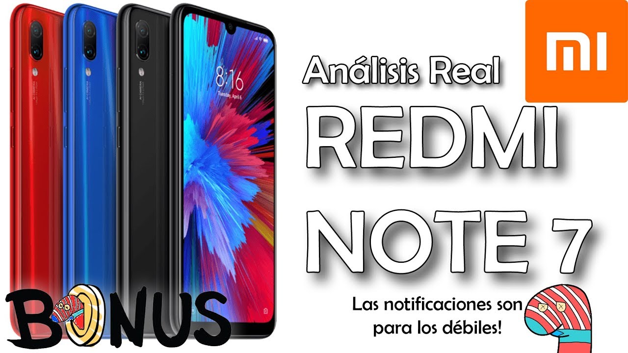 XIaomi Redmi Note 7 : Análisis Real... Arreglen las notificaciones! .México!