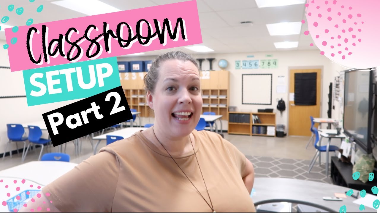 Classroom Setup Vlog Part 2 | Wall Decor, Prep Work & Scattered Teacher Brain