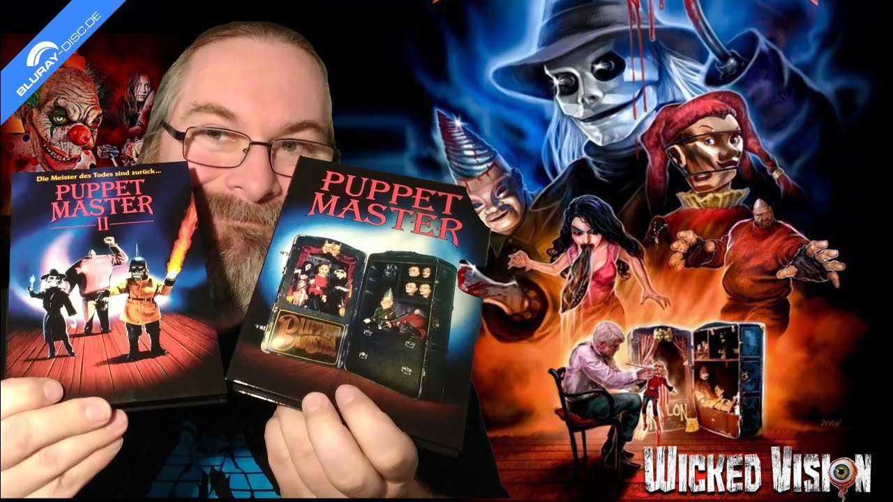 Ausgepackt PUPPET MASTER 1 & 2 inkl. Bonusfilme (Limited Mediabook Edition) von Wicked Vision