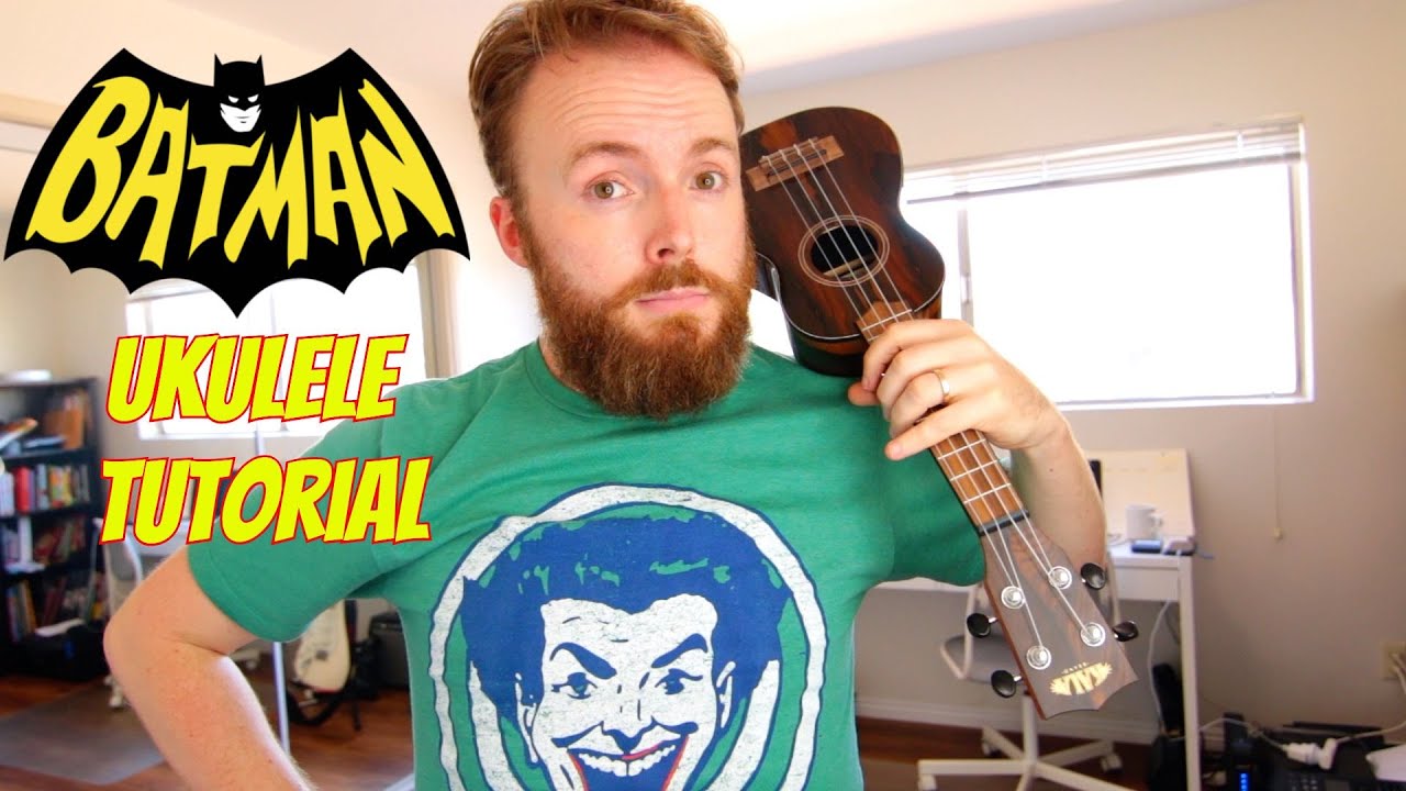 BATMAN THEME! (UKULELE FINGERPICKING TUTORIAL)