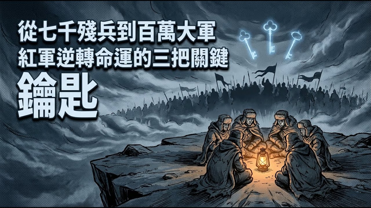 從七千殘兵到百萬大軍：紅軍逆轉命運的三把關鍵「鑰匙」