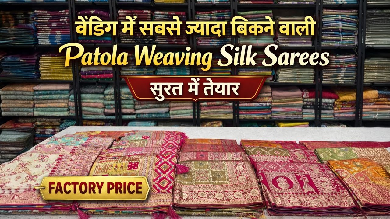 Ek Se Bhadkar ek Silk Saree Dekhne milega iss video mein | Patola Silk Saree