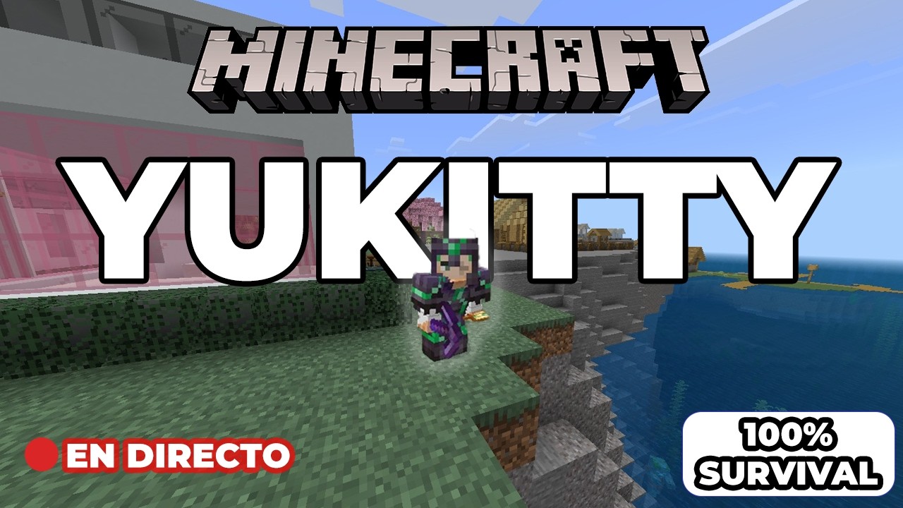 Construyendo una granja en Minecraft Survival!!
