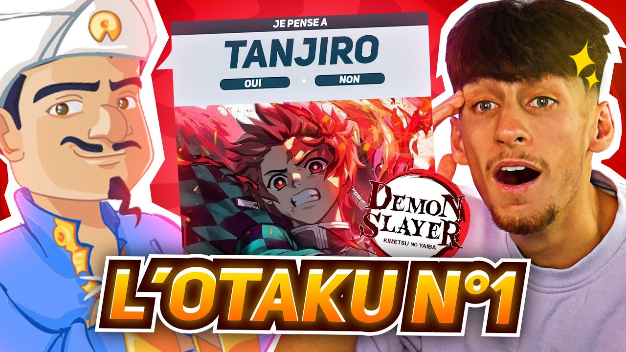 SI AKINATOR TROUVE TANJIRO JE DISPARAIS ! (vraiment mdr) 👺
