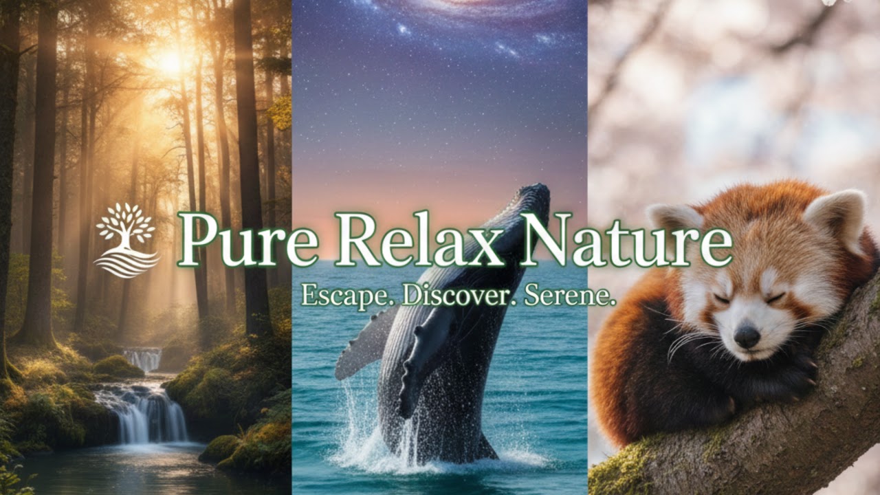 🌿 24/7 Relaxing Nature Sounds & Calm Music - Stress Relief, Meditation, Sleep | Pure Relax Nature