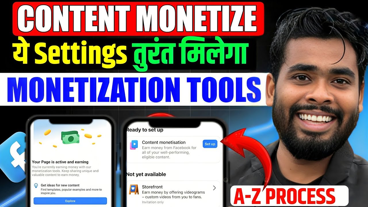 Facebook Monetization 2026 : 🤑 Enable Content Monetization Tools 