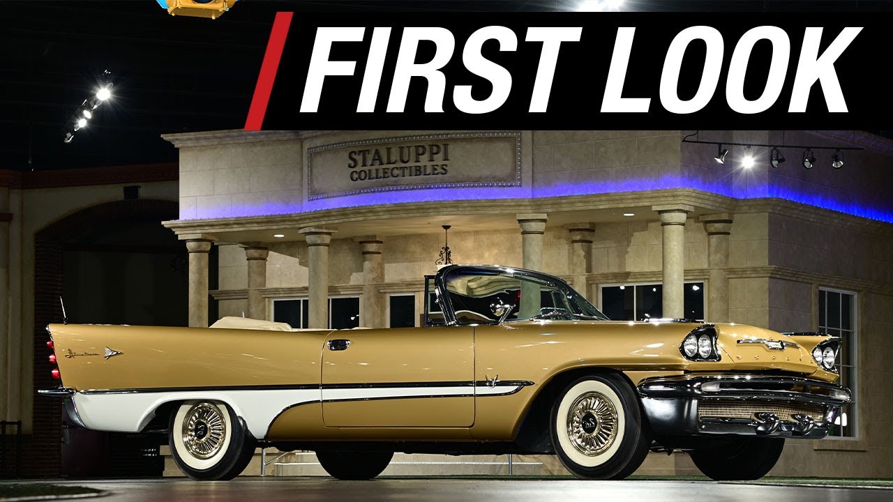 FIRST LOOK - 1957 Desoto Adventurer Convertible - BARRETT-JACKSON 2022 PALM BEACH AUCTION