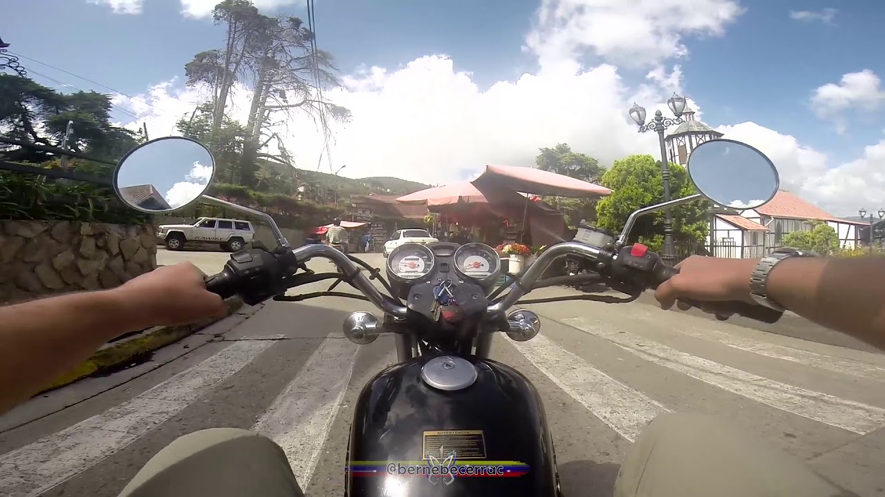 Colonia Tovar en Moto
