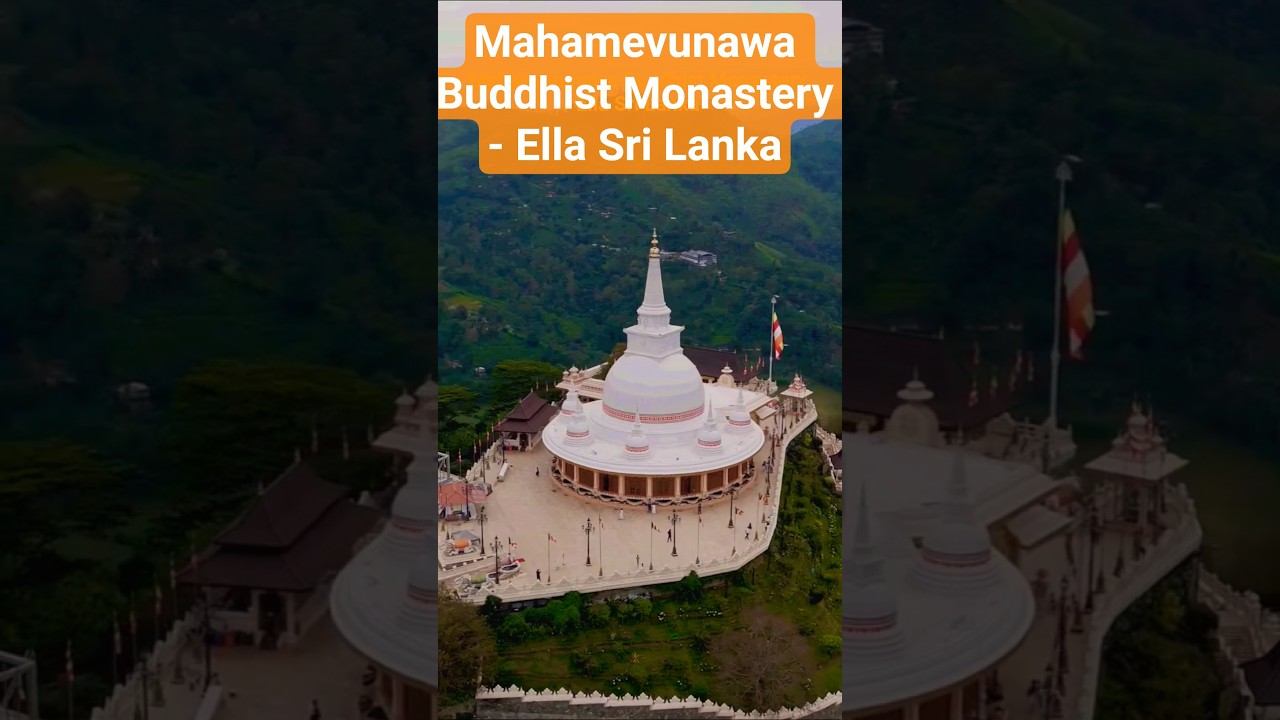 Mahamevnawa Buddhist Monastery Sri Lanka #drone #travel #ella