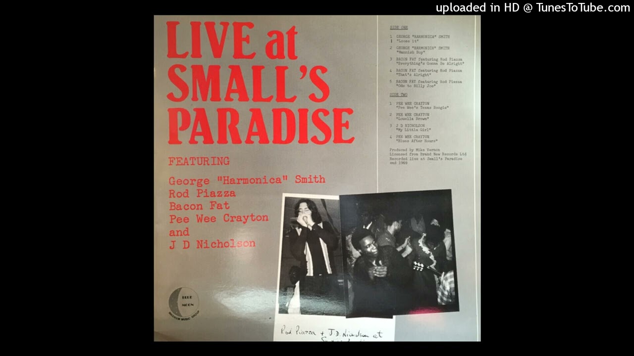 Pee Wee Crayton - Texas Boogie ( Live At Small's Paradise 1969 )