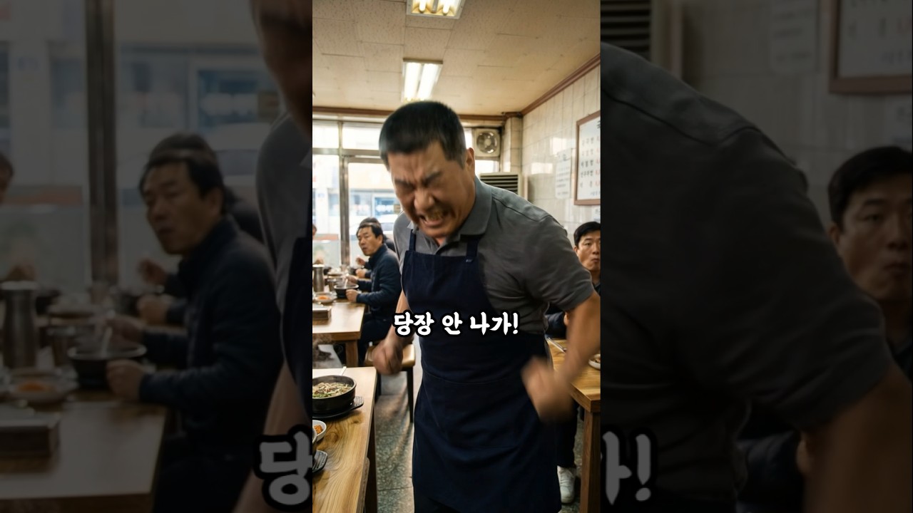 점심시간 식당에서 벌어진 황당한 문전박대 사건