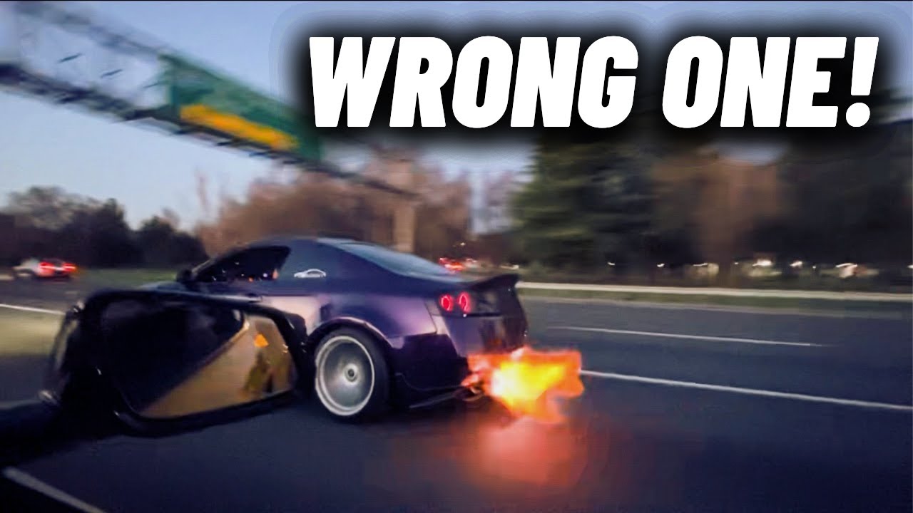 Supra Pulls Up to Wrong G35 and gets Flamed !