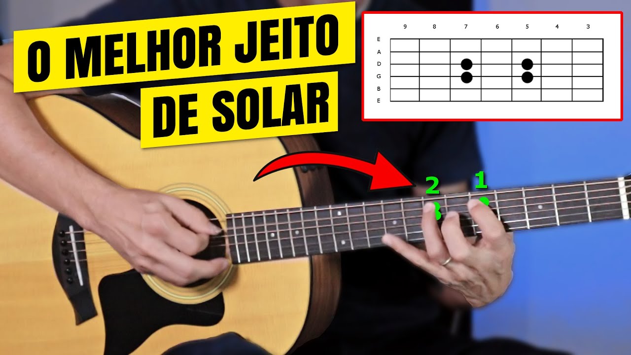 Essa é a melhor forma da PENTATÔNICA - Funciona em todo o braço - Prof. Sidimar Antunes🎸