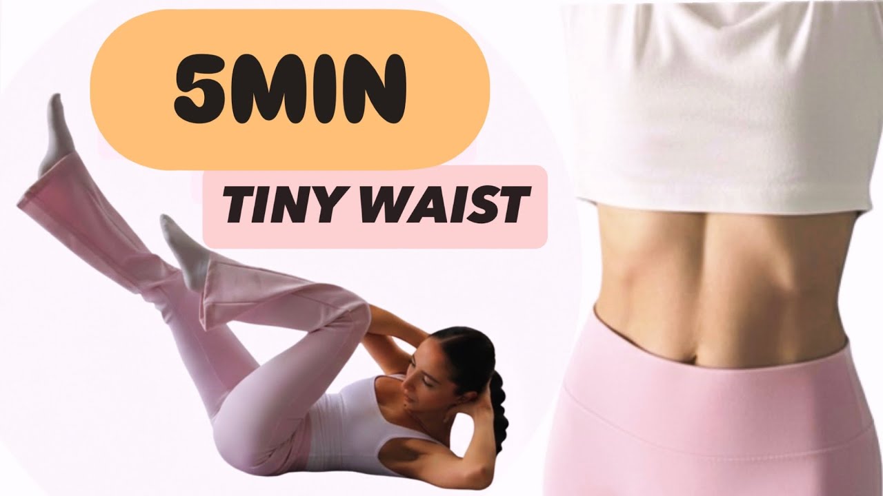 Tiny Waist in 5 Minutes a Day | ABS Burn | No Equipment