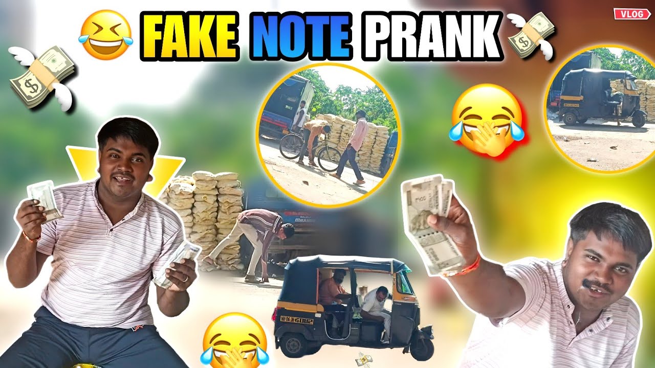 Fake Note Prank 😂 With Random People in Public 