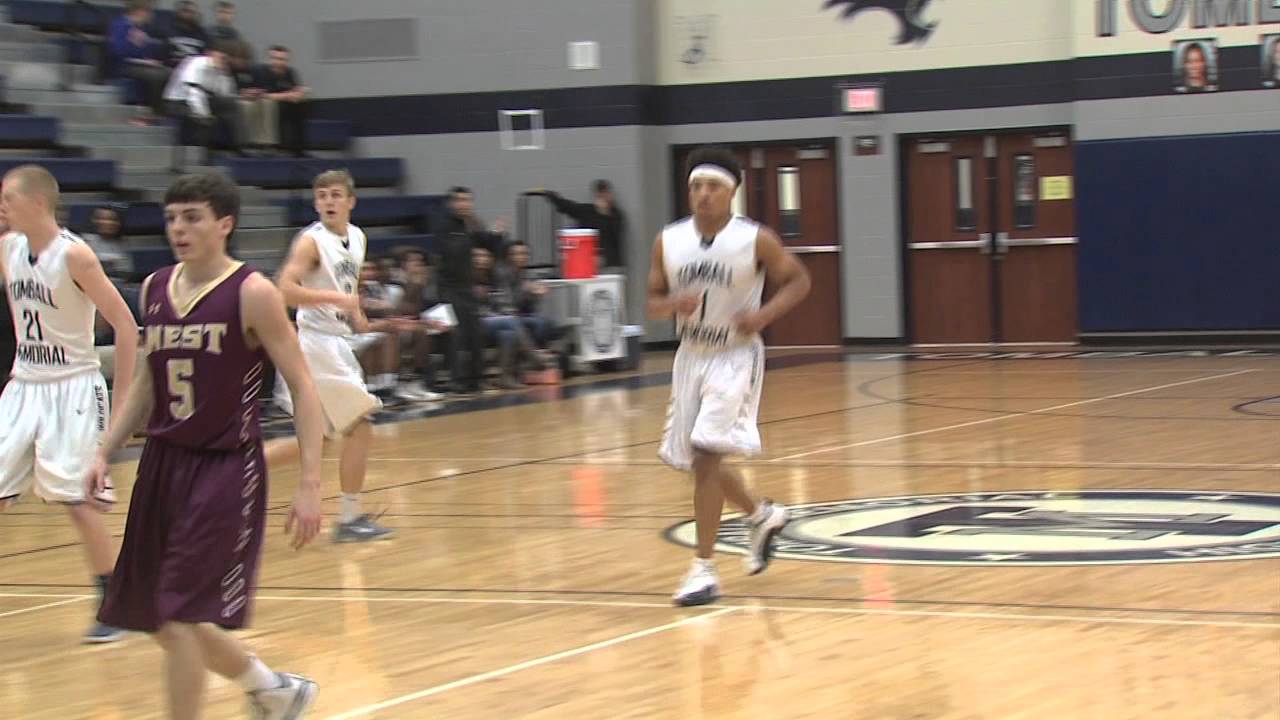 Tomball Memorial Wildcats vs. Magnolia West Mustangs - 2014/15 Boys Basketball - 01/30/15