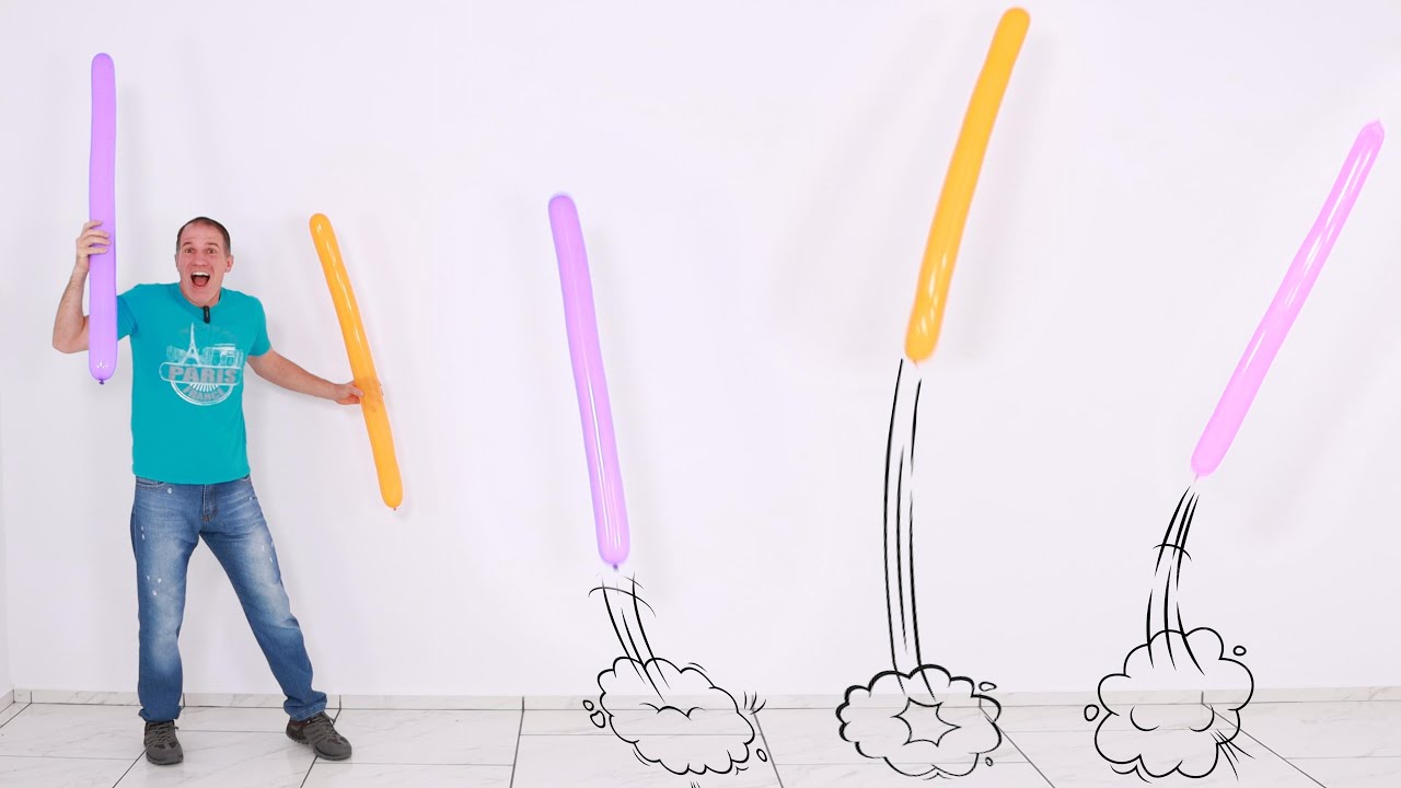 🚨 GLOBOS SALTARINES 😁👉 NUEVA T&Eacute;CNICA 🚨 juegos con globos - Gustavo gg ✨ globoflexia