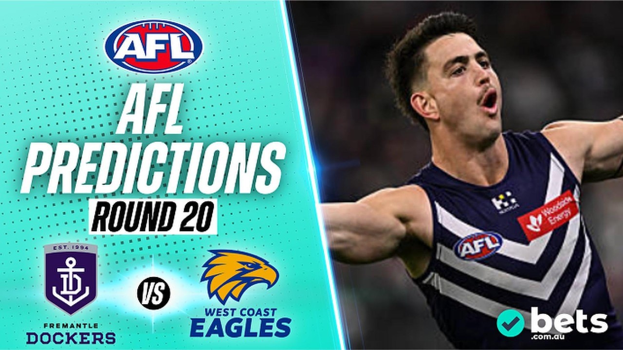 Fremantle vs West Coast Tips & Predictions AFL Round 20 2026 | Derby Set to Be Closer Than Expected