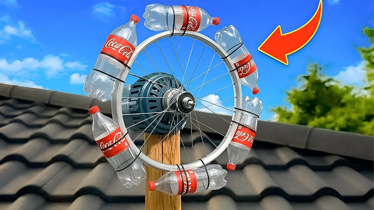 Free Energy Fan 😱 DIY at Home &ndash; Spins Continuously Without Electricity