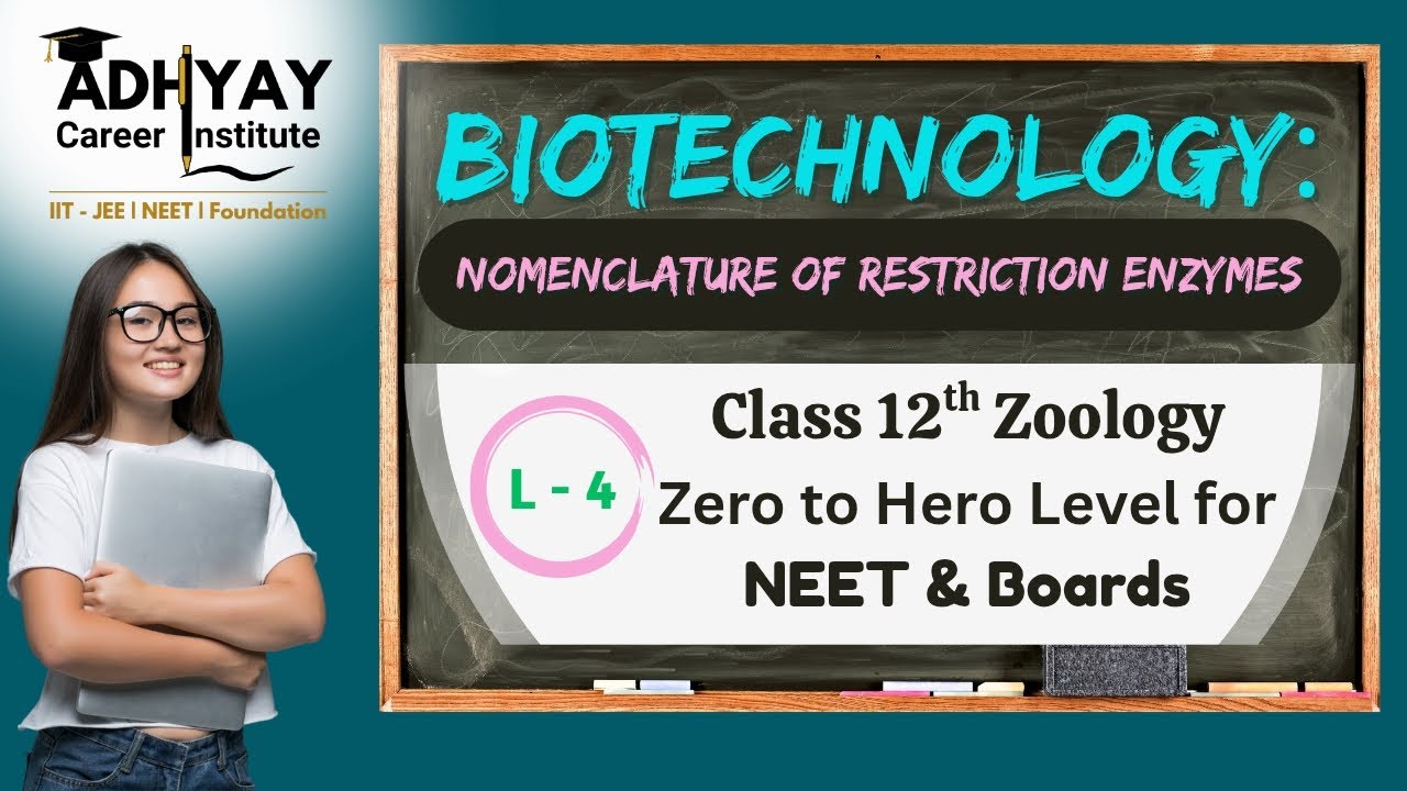 Nomenclature of Restriction Enzymes | Biotechnology: Principles & Processes | Class 12th NCERT NEET