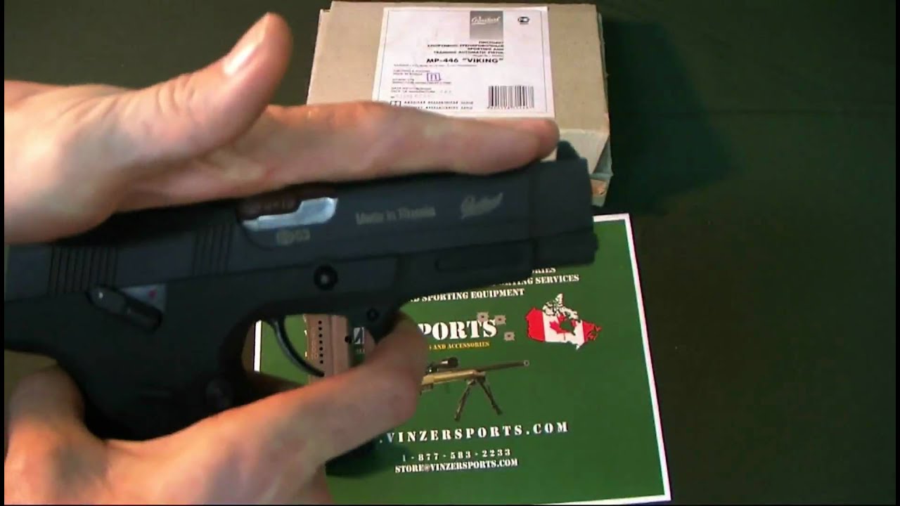 Vinzer Sports Presents: Viking MP-446 Semiautomatic Handgun 9x19mm cal