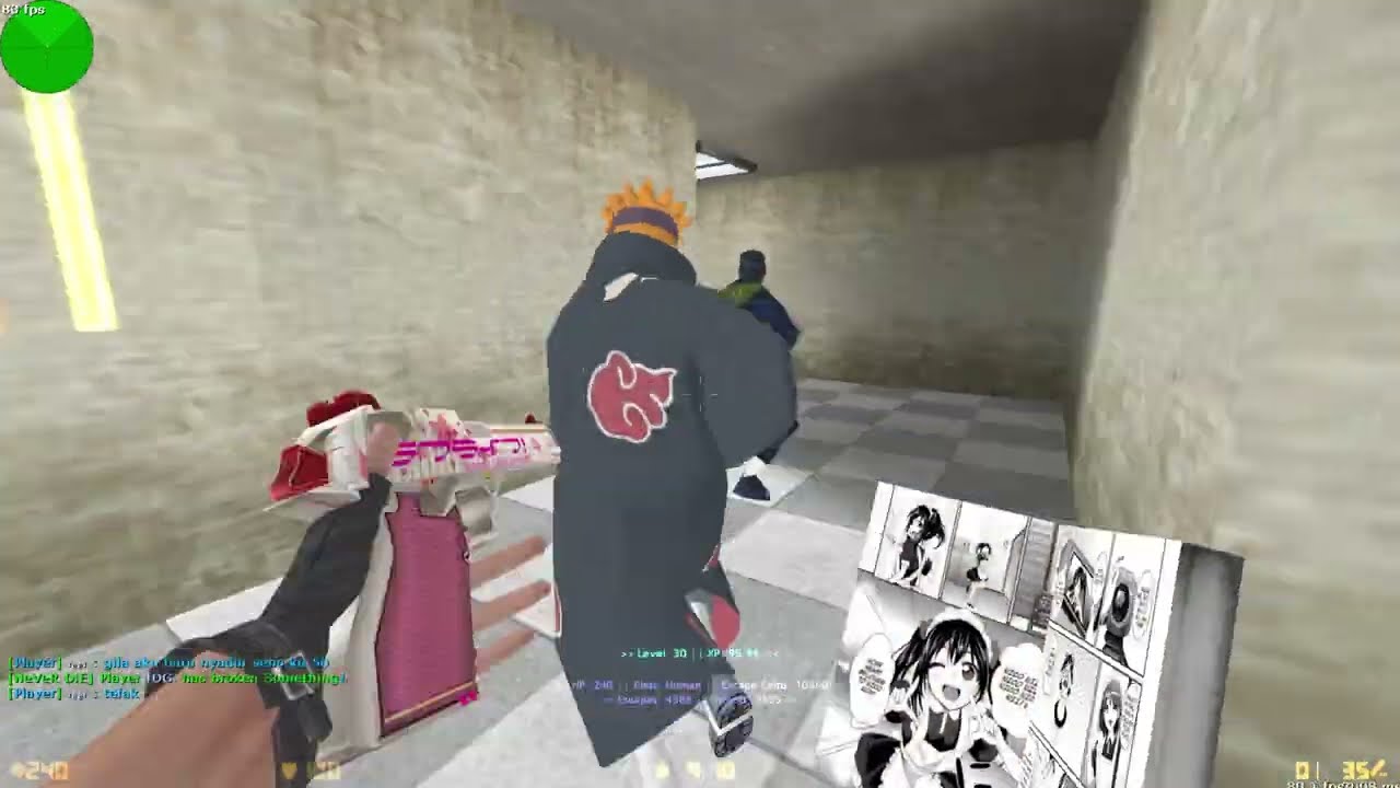 Counter Strike 1.6 -  Anime  Update NeVeR-DiE Zombie Escape Mod