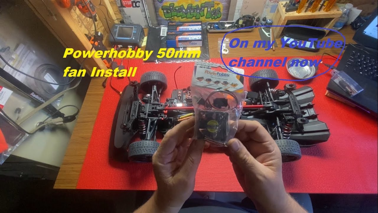Installed a Powerhobby 50mm fan in my Arrma Infraction