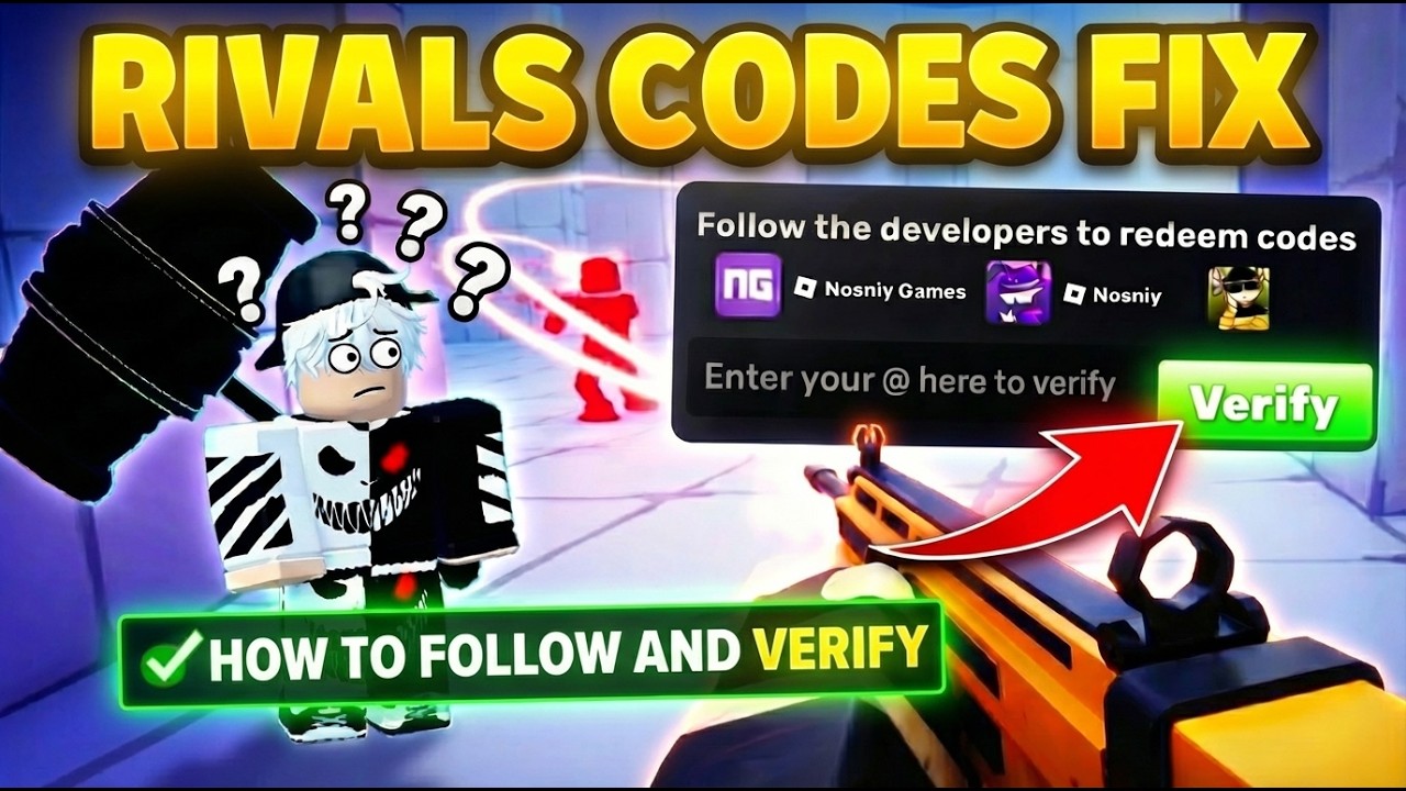 How to Follow Developers in RIVALS to Redeem Codes | Easy Guide