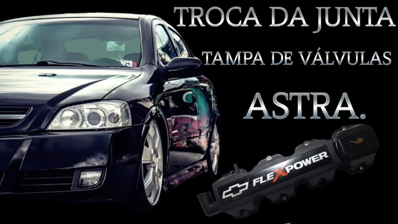 Troca da junta da tampa de válvulas do astra.