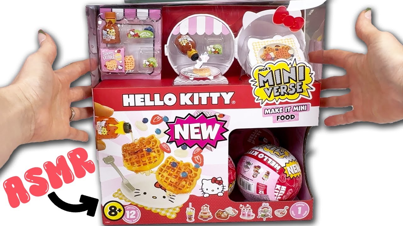 ASMR | MiniVerse HELLO KITTY FULL BOX Opening! DIY Make It Mini