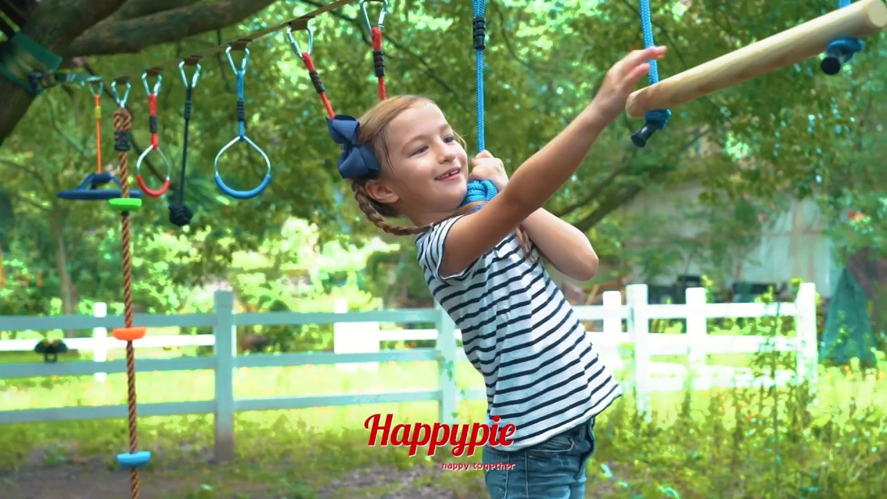 happypie Ninja Line Backyard Obstacle Training