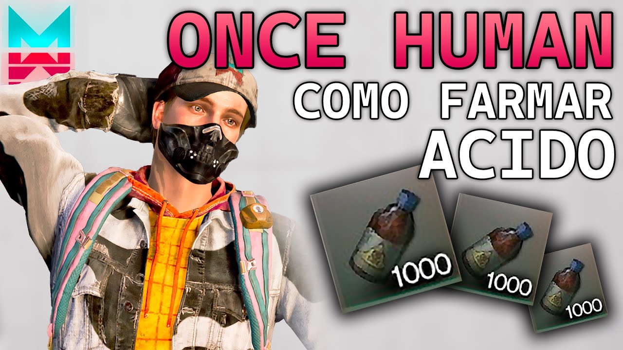 COMO Farmar ÁCIDO!! Super FÁCIL [GUIA] - Once Human