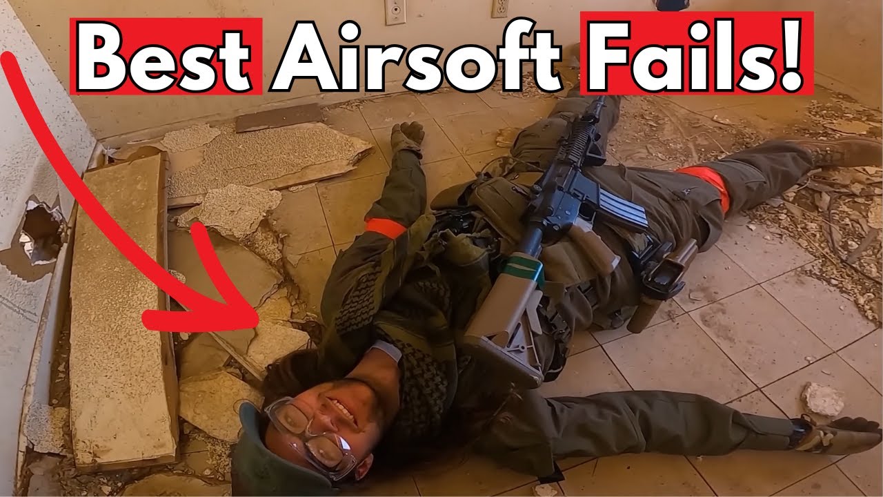 Airsoft Fails, Funny Moments and Accidents!!