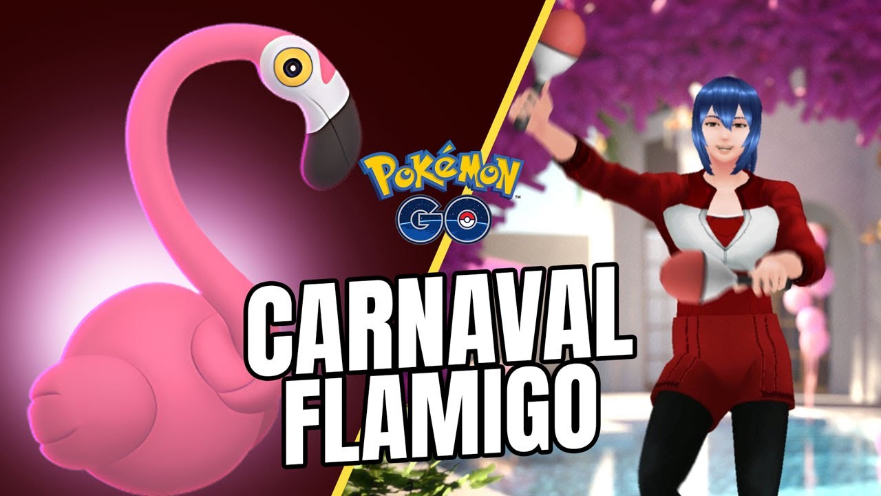 NOVO EVENTO: Carnaval de Flamigo no Pokémon GO 🦩 Estreia, bônus e shiny!