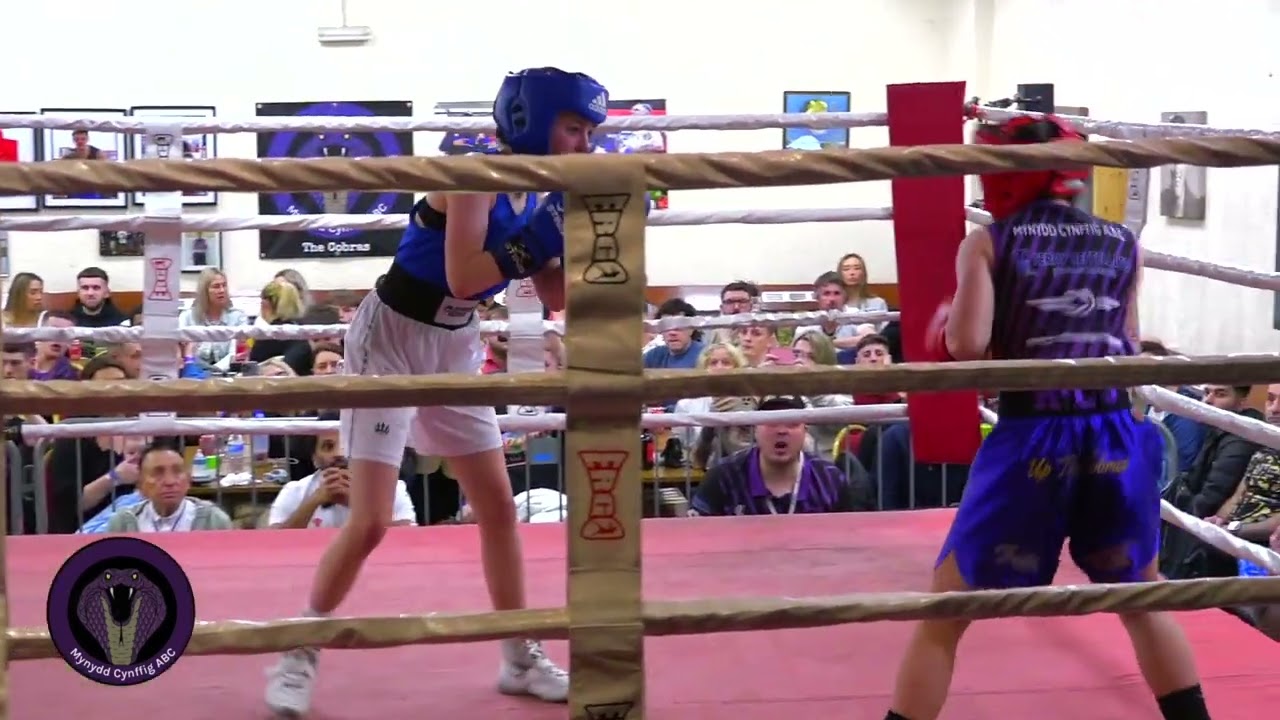 Kiera-leigh Jenkins ( Mynydd Cynffig ABC) vs Bethany Williams (Tenby Sharks ABC) 21st Feb 2025