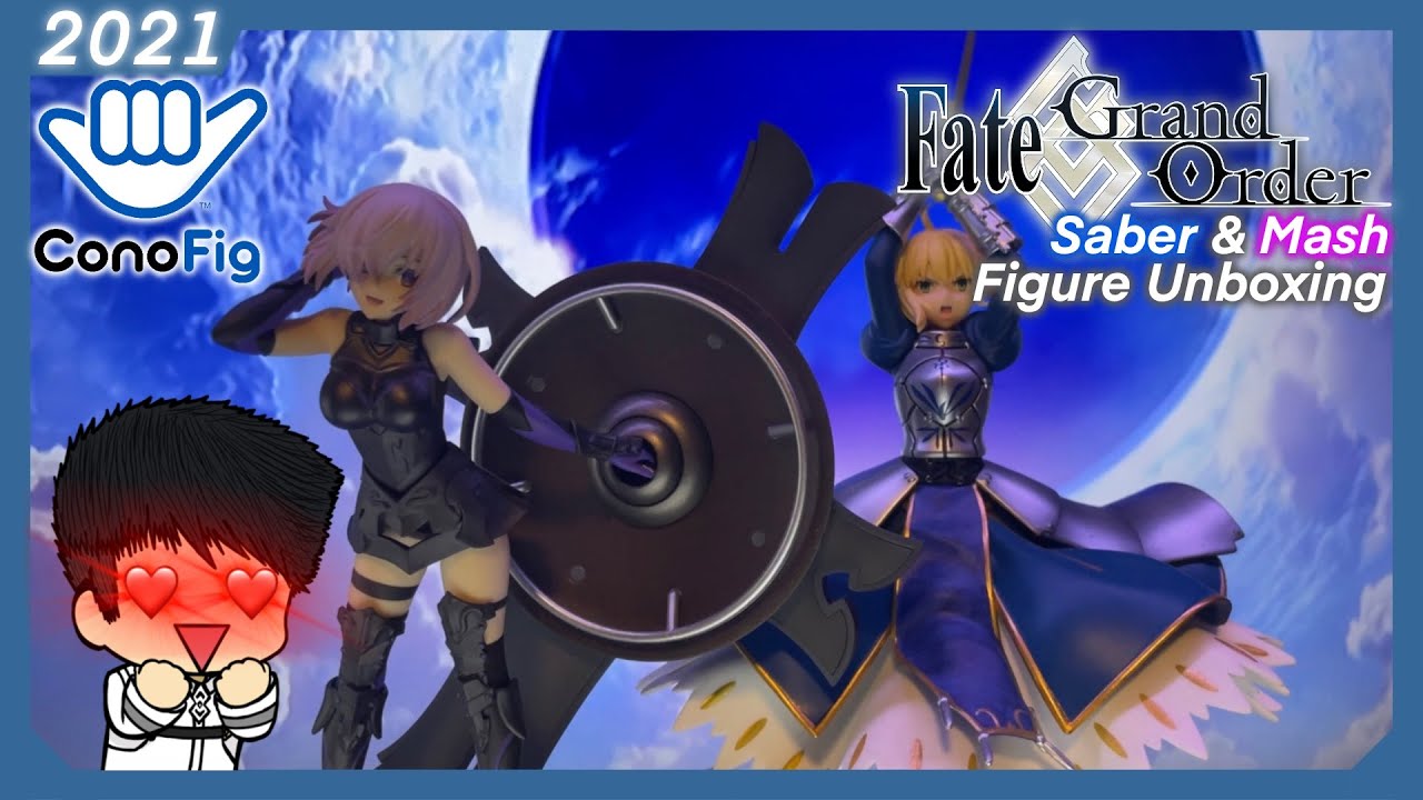 Fate/Grand Order Saber & Mash Conofig Figure Unboxing