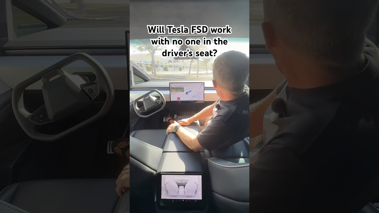 Will Tesla FSD work with no one in the driver&rsquo;s seat?