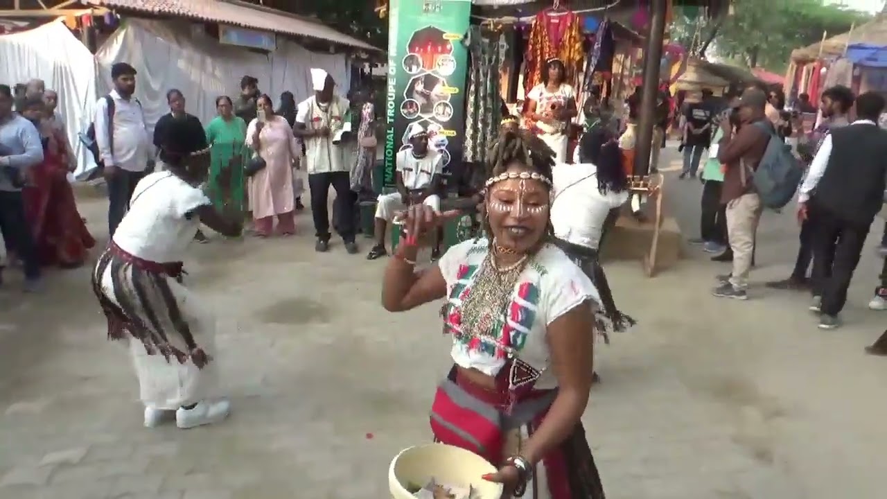 NATIONAL TROUPE  OF NIGERIA(NIGERIA DANCE) ATSURAJKUND MELA#surajkundmela2025 #nigeriaentertainment