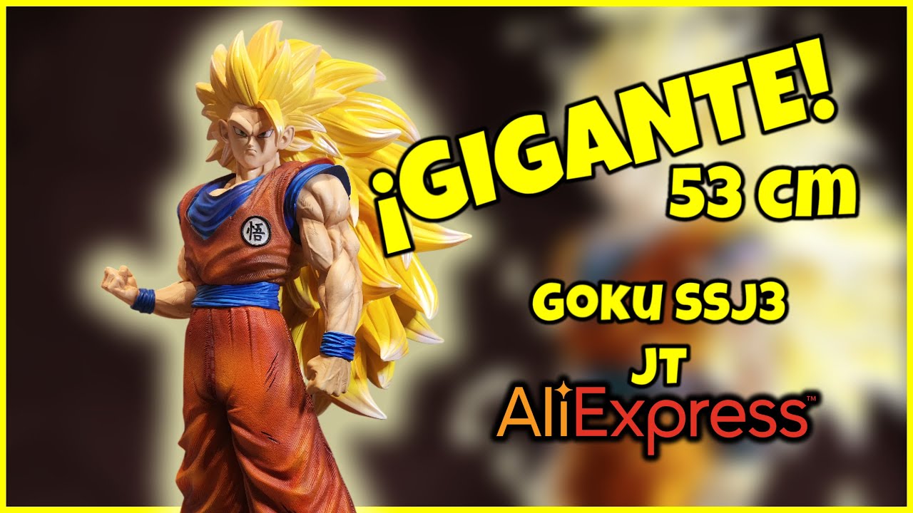 ¡GIGANTE! Unboxing Goku SSJ3 de 53 cm JT de AliExpress 😱🔥