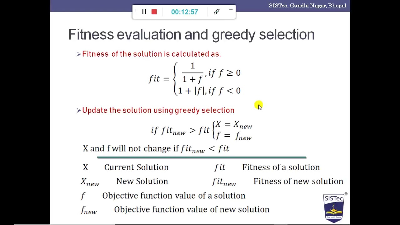 Artificial Bee Colony Optimization | Amit Kumar Mishra | SISTec GandhiNagar