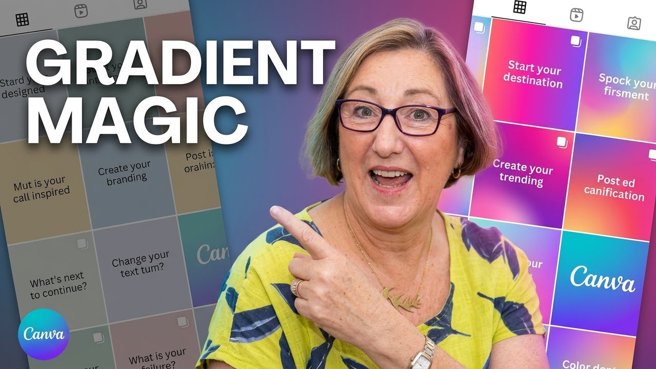 Create Stunning Backgrounds with Canva's Gradient Generator