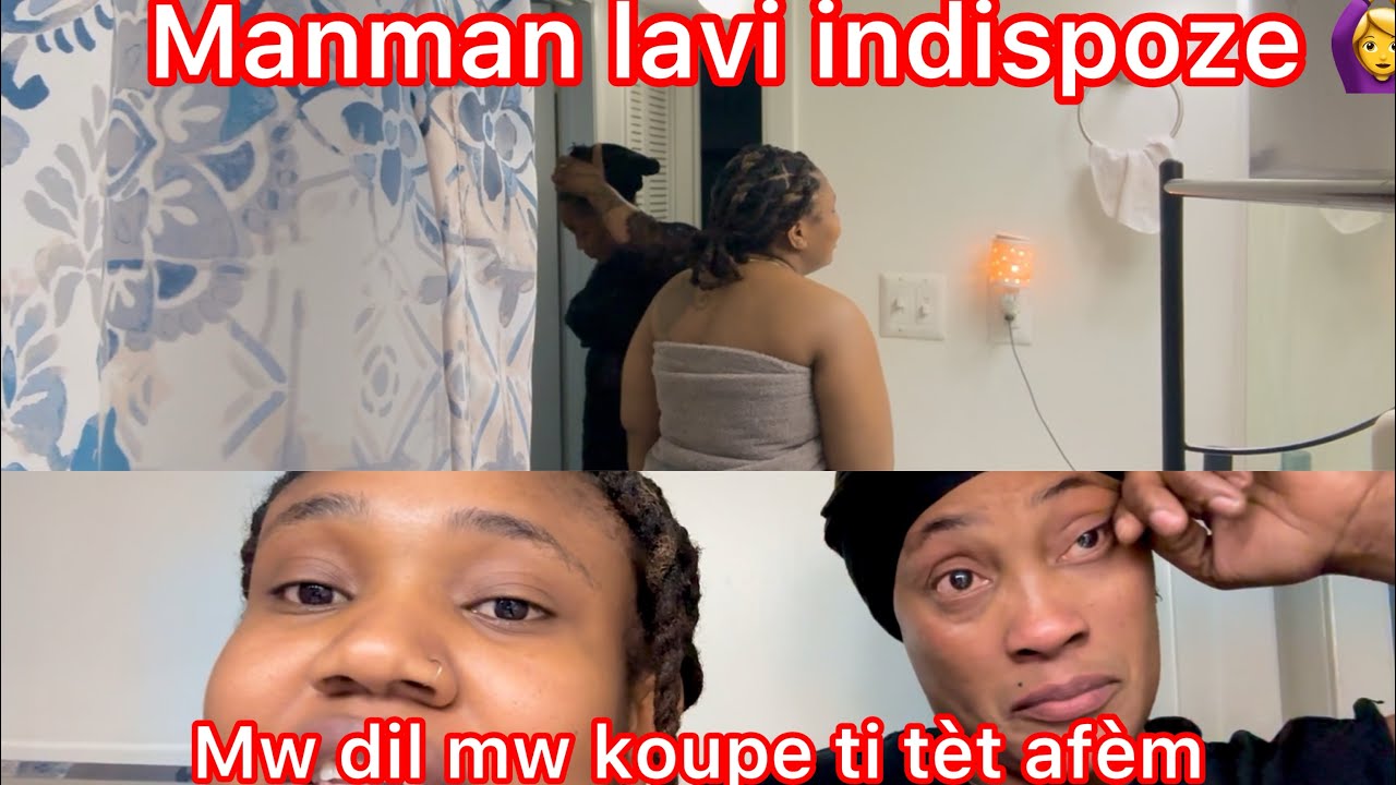 Mezanmi 🙆‍♀️ manman lavi indispoze mw dil pandan map razé mw koupe ti tèt afèm |Prank|