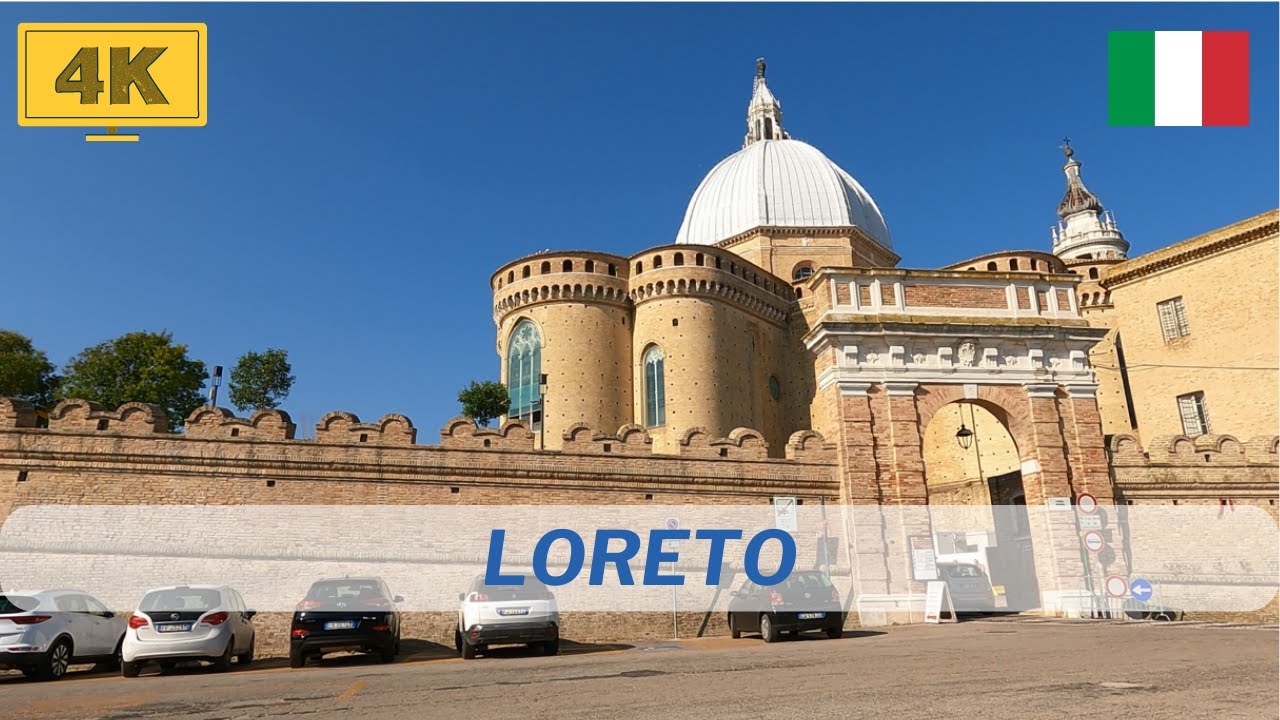 Loreto full city tour (Pt.2) walk from city center to the train station! What to see in Marche?