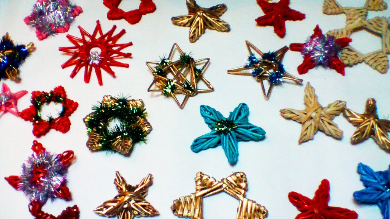 Paper decorations for a Christmas tree. Part 2.