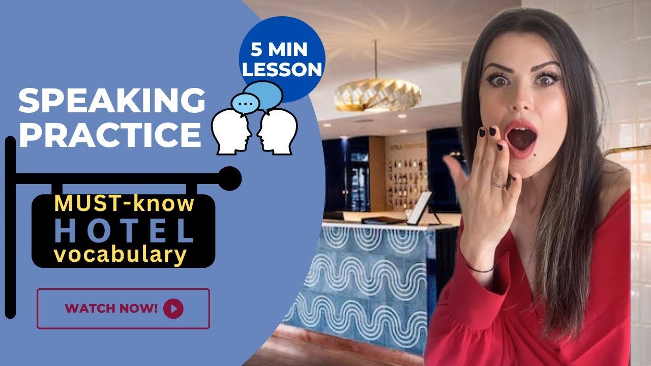 Hotel conversation practice + vocabulary test #english #learnenglish