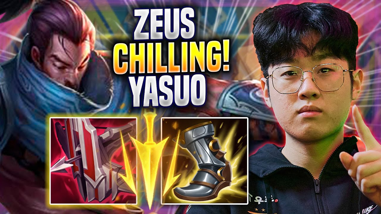 ZEUS CHILLING WITH YASUO! - T1 Zeus Plays Yasuo TOP vs Yone! | Preseason 2023