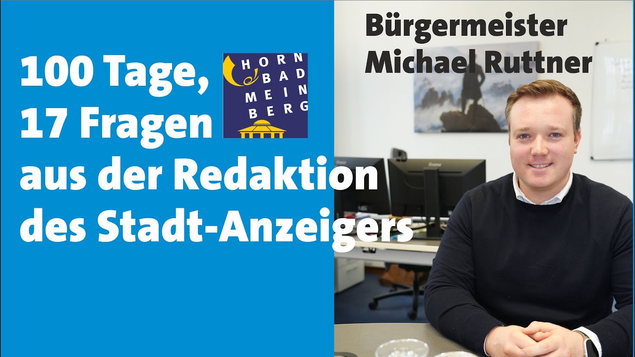 100 Tage Bürgermeister Michael Ruttner in Horn-Bad Meinberg