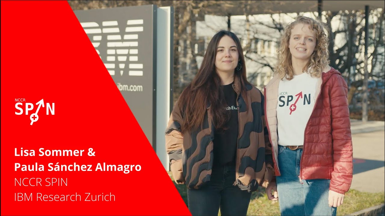 #NCCRWomen: Lisa Sommer, PhD student, & Paula Sánchez Almagro, Master student at IBM Research Zürich